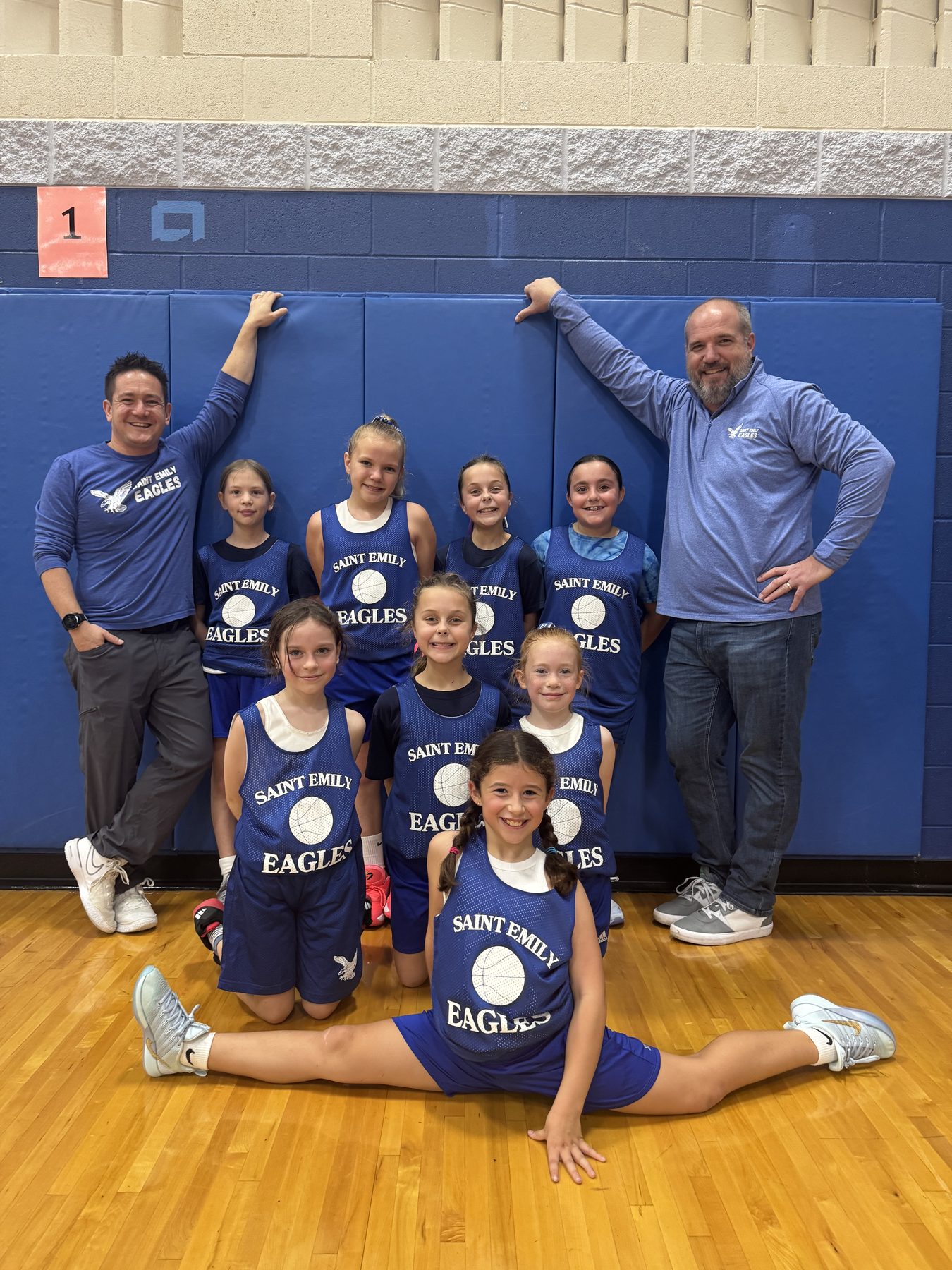 St. Emily Eagles girls basketball champions
