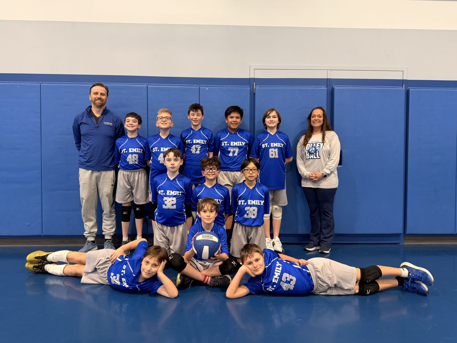 St. Emily Eagles volleyball team